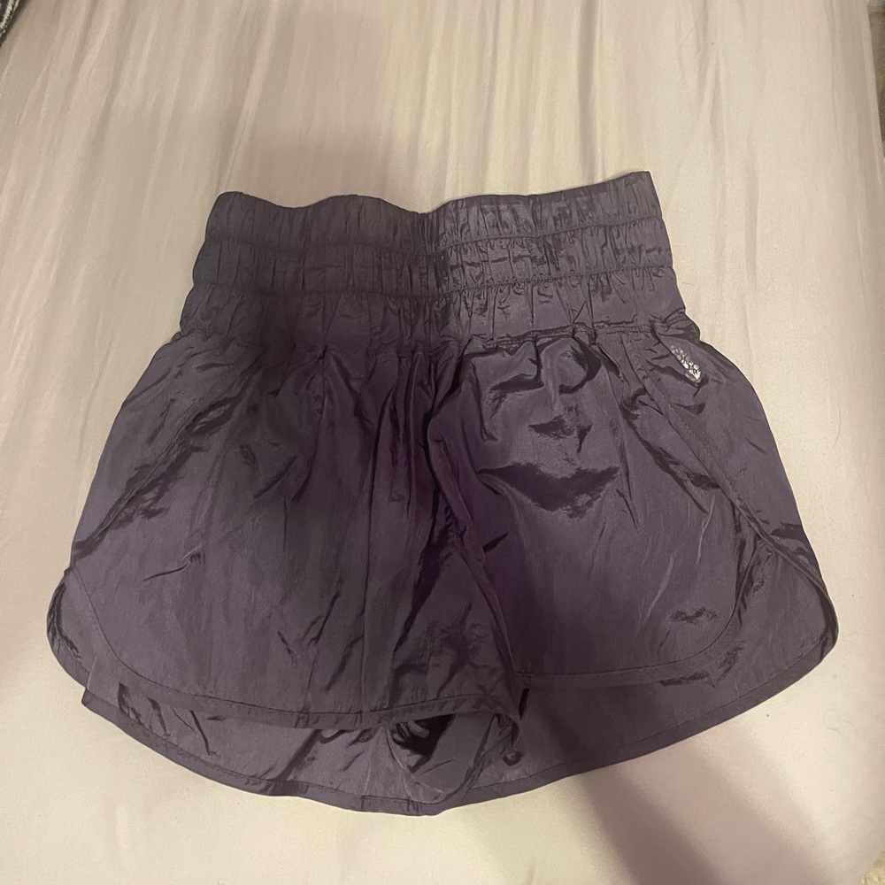 Purple free people movement shorts all most brand new